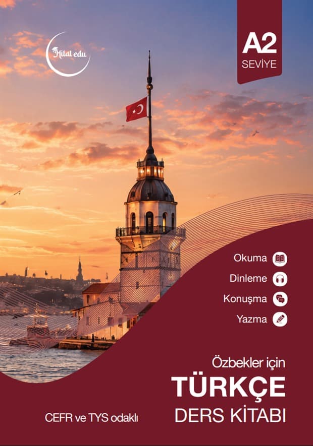Hilal Edu — Özbekler için Türkçe Ders Kitabı, A2 seviye